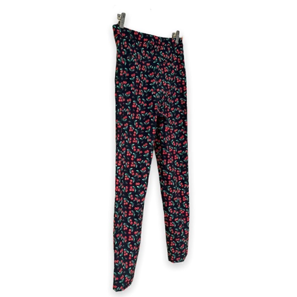 🍒 Cherry Print Skinny Slacks (Size 4) - Picture 6 of 7